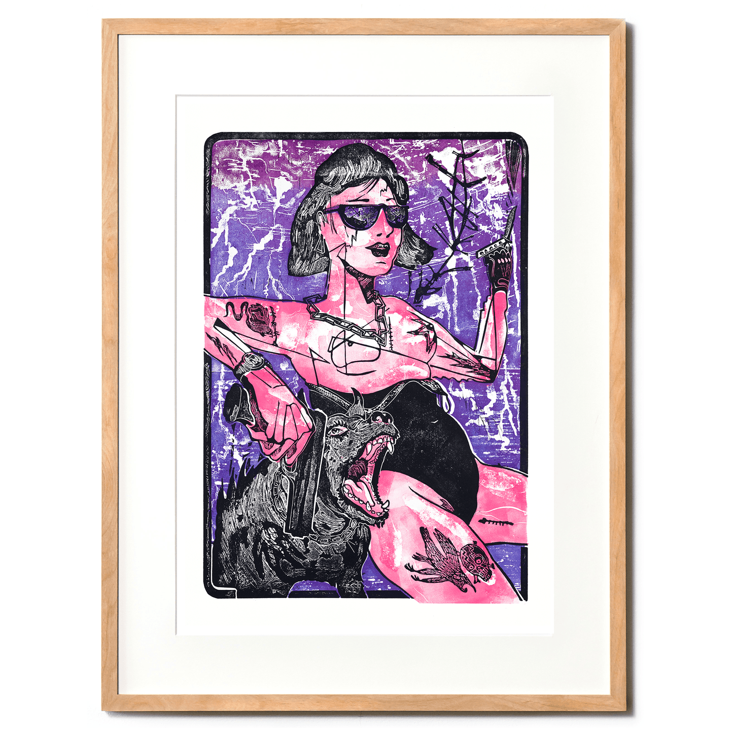Sunburned II (Girl with a Gun) - Giclée